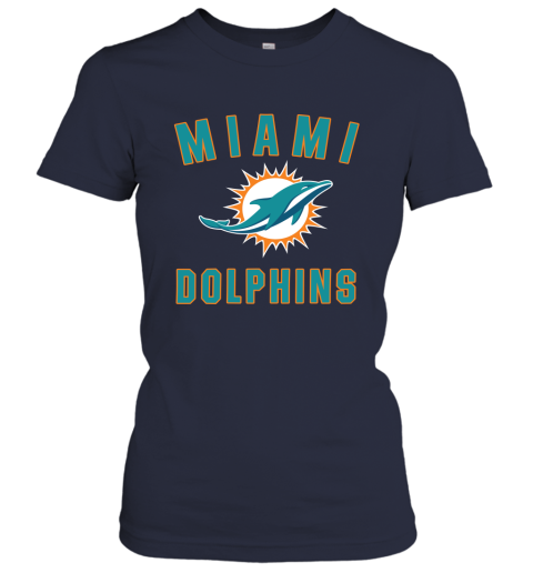 Miami Dolphins NFL Pro Line by Fanatics Branded Aqua Vintage Victory Women's T-Shirt