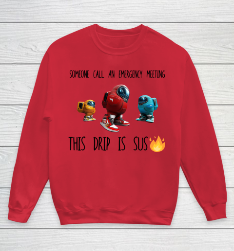 Among Us This Frip Is Sus Youth Sweatshirt 4