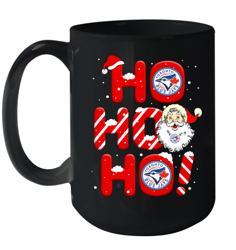 Toronto Blue Jays MLB Baseball Ho Ho Ho Santa Claus Merry Christmas Shirt Ceramic Mug 15oz