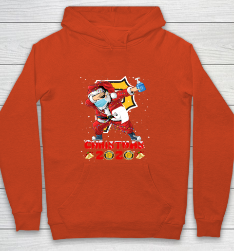 Pittsburgh Pirates Funny Santa Claus Dabbing Christmas 2020 MLB Youth Hoodie 3