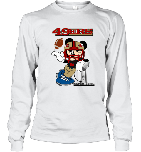 San Francisco 49ers Disney Mickey player super bowl shirt, sweater