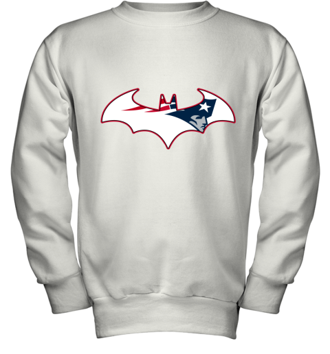 We Are The New England Patriots Batman NFL Mashup Youth Sweatshirt