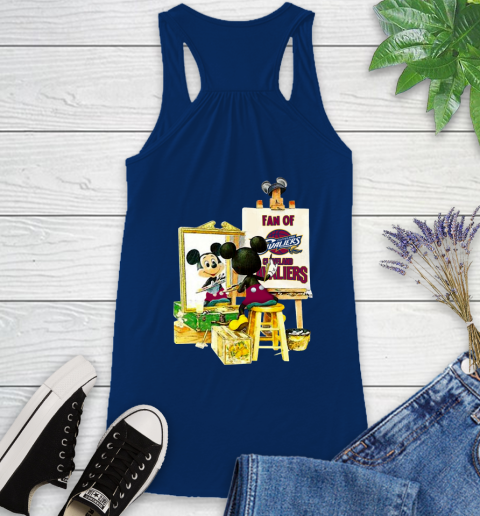 NBA Basketball Cleveland Cavaliers Mickey Drawing Shirt 42