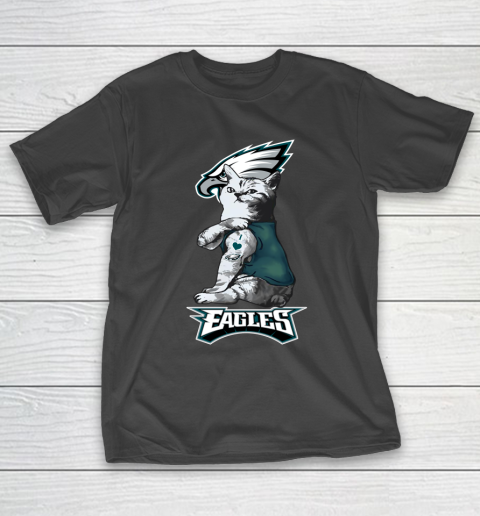 NFL Football My Cat Loves Philadelphia Eagles T-Shirt