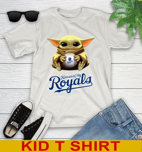 MLB Baseball Kansas City Royals Star Wars Baby Yoda Shirt 112