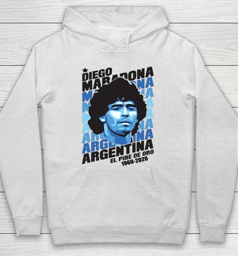 Diego Maradona El Pibe De Pro 1960 2020 Rest In Peace Hoodie