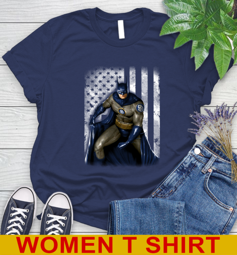 San Diego Padres MLB Baseball Batman DC American Flag Shirt Women's T-Shirt - Image 13