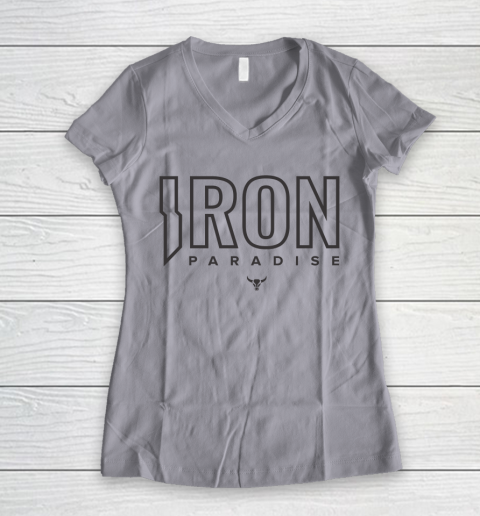 THE IRON PARADISE TOUR Women's V-Neck T-Shirt 2