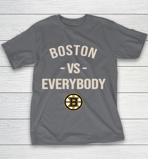 Boston Bruins Vs Everybody Youth T-Shirt 5