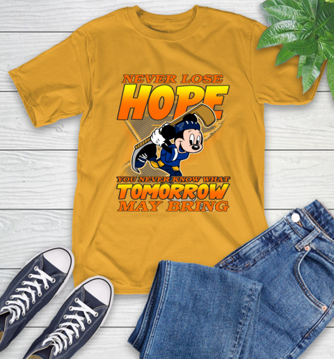 St.Louis Blues NHL Hockey ootball Mickey Disney Never Lose Hope T-Shirt 2
