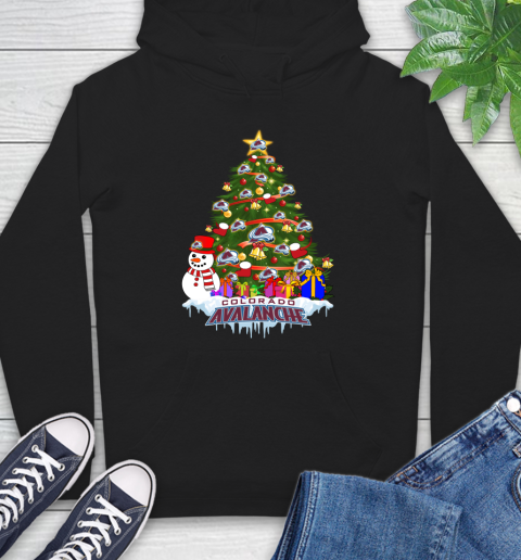 Colorado Avalanche Merry Christmas NHL Hockey Sports Hoodie - Image 3