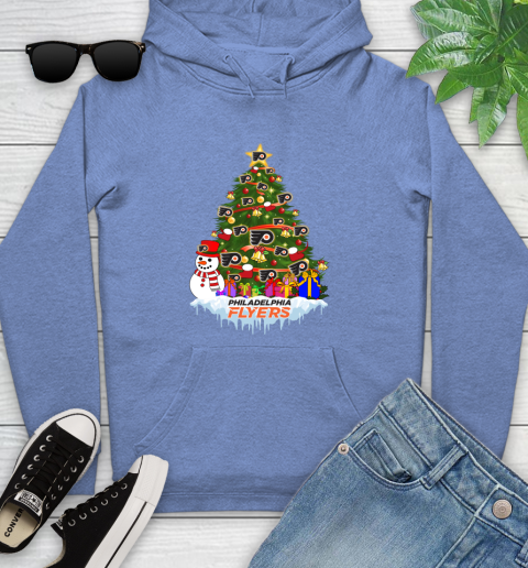 Philadelphia Flyers Merry Christmas NHL Hockey Sports Youth Hoodie 12