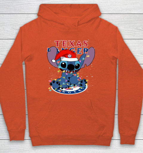 Texas Rangers MLB noel stitch Baseball Christmas Hoodie 3