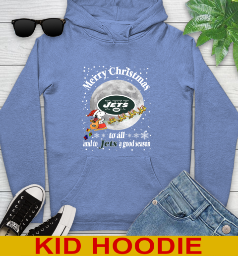 New York Jets Merry Christmas To All And To Jets A Good Season NFL Football Sports Youth Hoodie 12