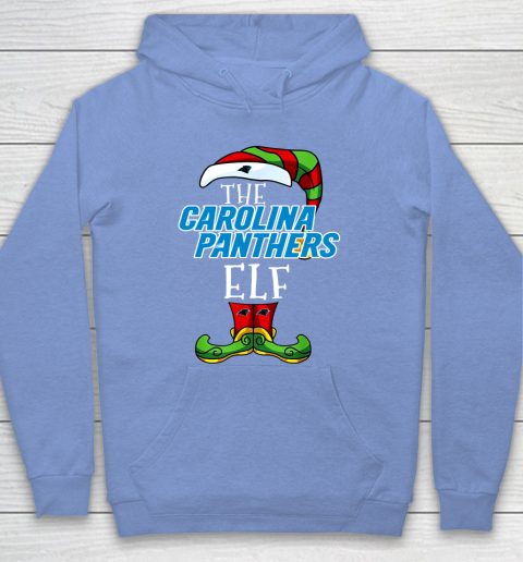 Carolina Panthers Christmas ELF Funny NFL Hoodie 8