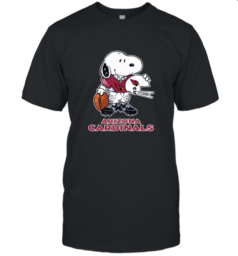 Snoopy A Strong And Proud Arizona Cardinals Player NFL Unisex Jersey Tee