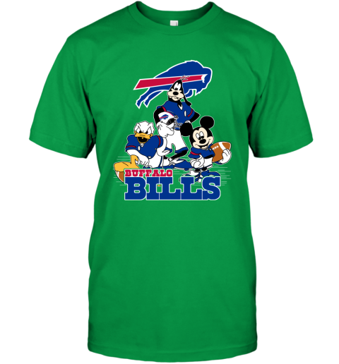 Buffalo Bills Mickey at Quarterback Disney Vintage Football T-Shirt