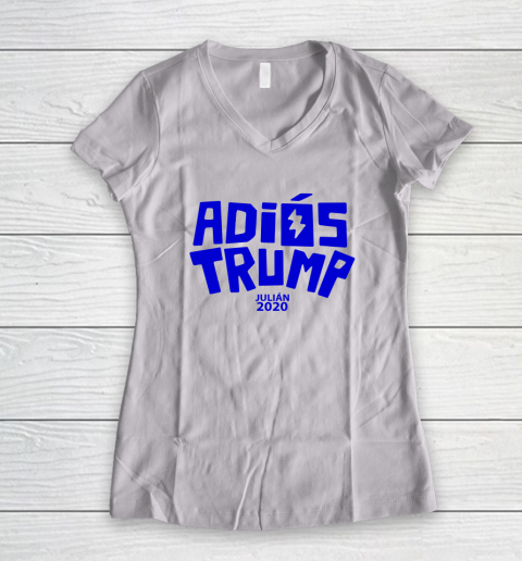 Adios Trump Women's V-Neck T-Shirt