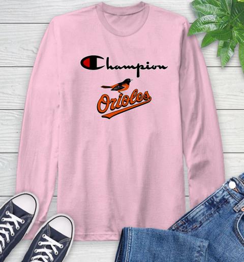 MLB Baseball Baltimore Orioles Champion Shirt Long Sleeve T-Shirt 8