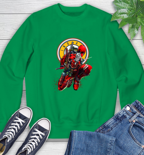 NBA Deadpool Marvel Comics Sports Basketball Indiana Pacers Sweatshirt 6