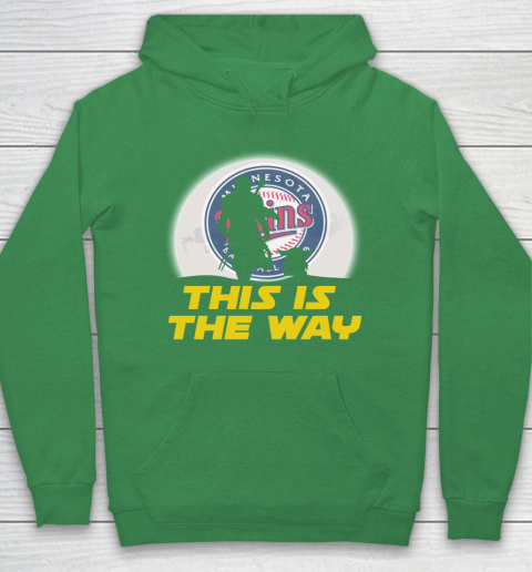 Minnesota Twins MLB Baseball Star Wars Yoda And Mandalorian This Is The Way Hoodie 5