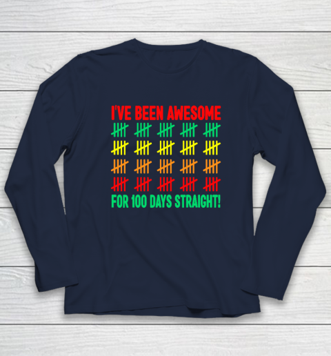 100 Days of School Shirt Kids 100th Day of School Long Sleeve T-Shirt 2