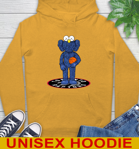 NBA Basketball Toronto Raptors Kaws Bff Blue Figure Shirt Hoodie 3