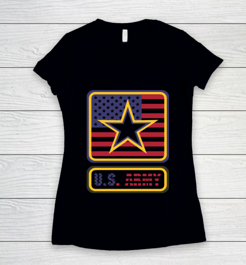 Veteran Shirt U.S. Army Women's V-Neck T-Shirt