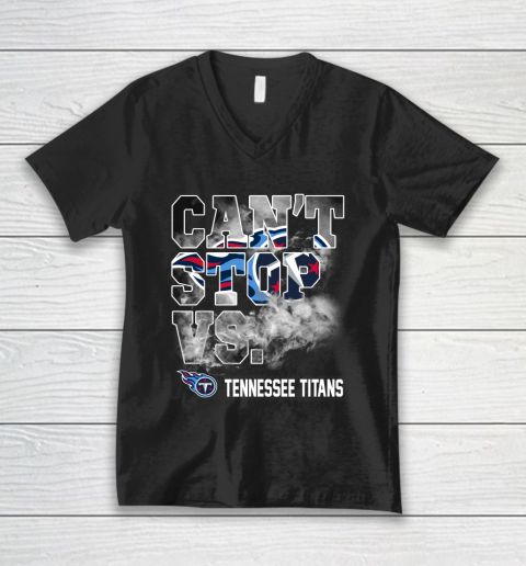 NFL Tennessee Titans Can't Stop Vs V-Neck T-Shirt