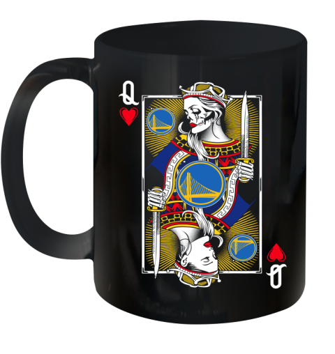 NBA Basketball Golden State Warriors The Queen Of Hearts Card Shirt Ceramic Mug 11oz