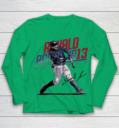 Ronald Acuna Jr 13 Youth Long Sleeve 4