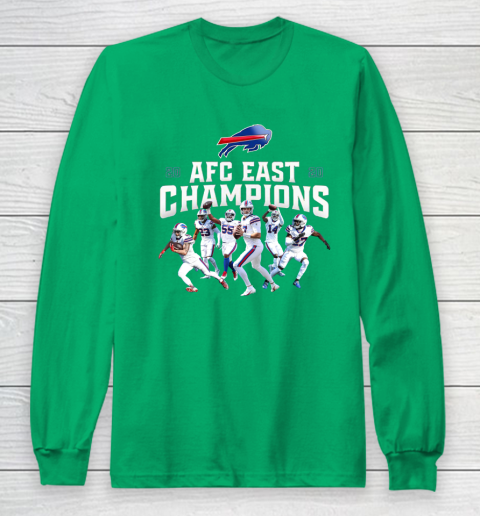 Bills AFC East Champions Long Sleeve T-Shirt 4
