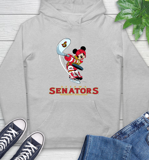 NHL Hockey Ottawa Senators Cheerful Mickey Mouse Shirt Hoodie 7 NHL Hockey Ottawa Senators Cheerful Mickey Mouse Shirt Hoodie - Image 7
