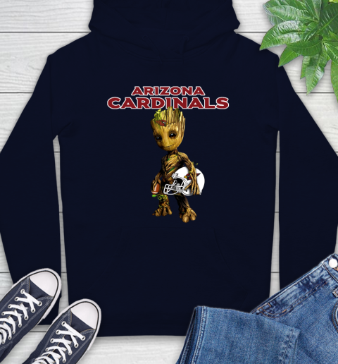 Arizona Cardinals NFL Football Groot Marvel Guardians Of The Galaxy Hoodie 4