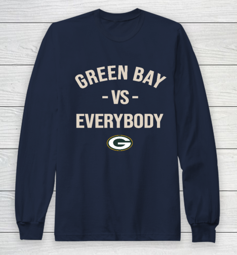 Green Bay Packers Vs Everybody Long Sleeve T-Shirt 2