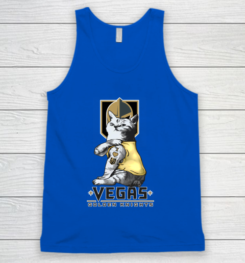 NHL My Cat Loves Vegas Golden Knights Hockey Tank Top 4
