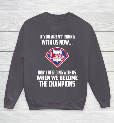 MLB Philadelphia Phillies Baseball We Become The Champions Youth Sweatshirt 5