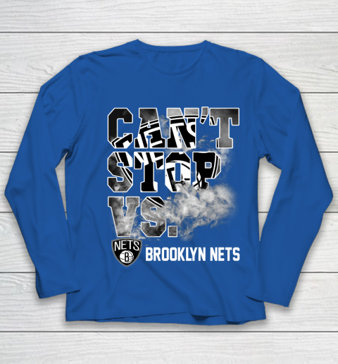 NBA Brooklyn Nets Basketball Can't Stop Vs Youth Long Sleeve 7