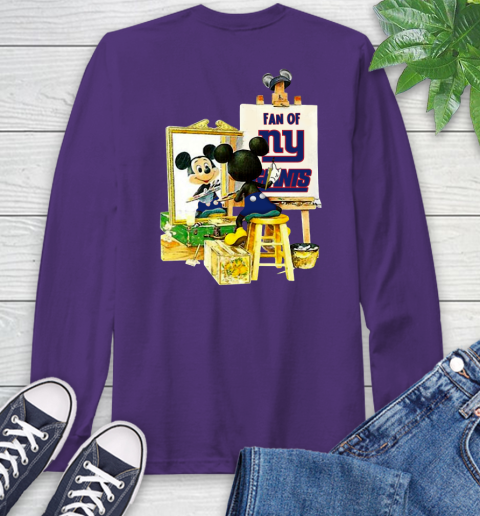 NFL Football New York Giants Mickey Drawing Shirt 58