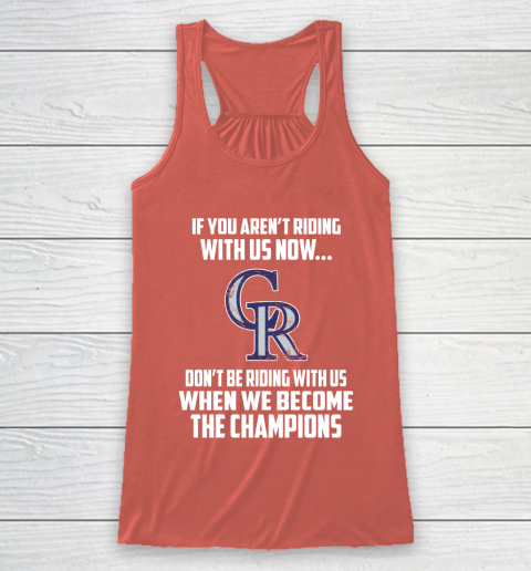 MLB Colorado Rockies Baseball We Become The Champions Racerback Tank 3