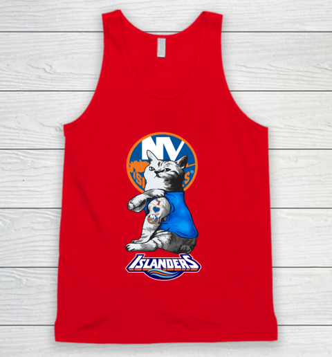 NHL My Cat Loves New York Islanders Hockey Tank Top 5