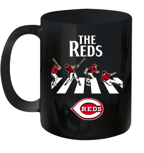 MLB Baseball Cincinnati Reds The Beatles Rock Band Shirt Ceramic Mug 11oz