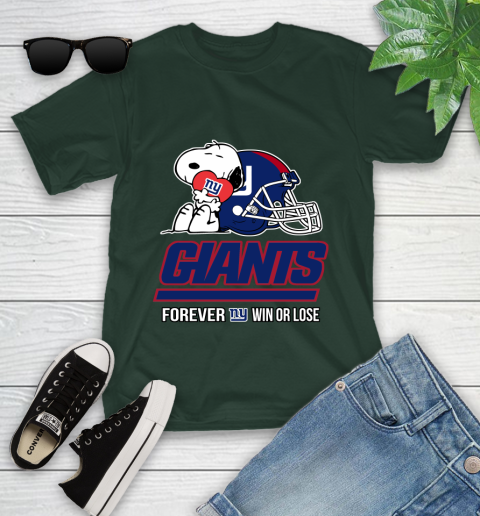 NFL The Peanuts Movie Snoopy Forever Win Or Lose Football New York Giants 107