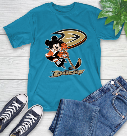 NHL Anaheim Ducks Mickey Mouse Disney Hockey T Shirt T-Shirt 8