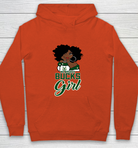 Milwaukee Bucks Girl NBA Youth Hoodie 4