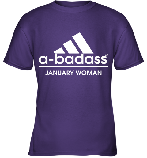 A Badass January Woman Are Born In March Youth T-Shirt