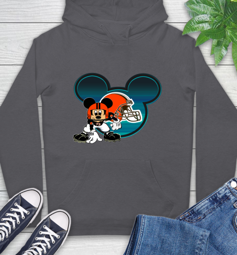 NFL Cleveland Browns Mickey Mouse Disney Football T Shirt Hoodie 7