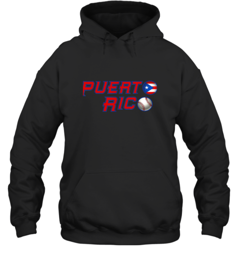 Puerto Rico Baseball Flag Shirts Boricua Pride Hoodie