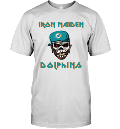 Custom Miami Dolphins Youth Name & Number Logo T-Shirt - Ash