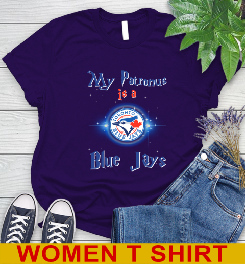 MLB Baseball Harry Potter My Patronus Is A Toronto Blue Jays Women's T-Shirt 5 MLB Baseball Harry Potter My Patronus Is A Toronto Blue Jays Women's T-Shirt - Image 5